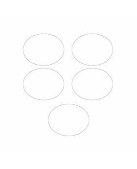Adhesive White Labels pk10