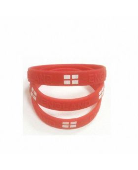 England Rubber Bracelet (Sold Singly)
