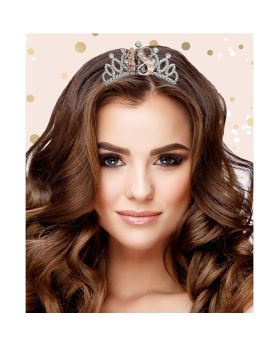 18th Birthday Rose Gold Boxed Birthday Tiara