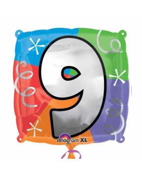 Number 9 Foil Balloon
