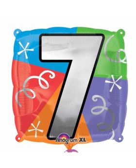 Number 7 Foil Balloon