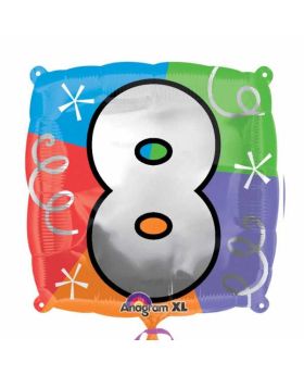 Number 8 Foil Balloon