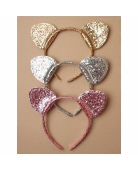 Glitter Cat Ears Aliceband