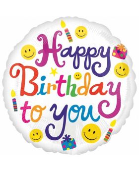 Bold Birthday to You Standard Foil Balloons