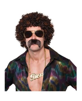 Adults Disco Hound Wig Set