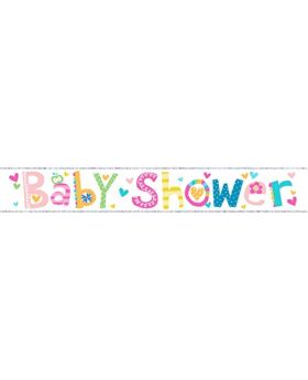 Baby Shower Foil Banner