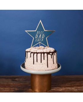 Best Dad Ever Cake Topper