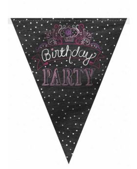 Sweet Birthday Girl 12ft Flag Banner