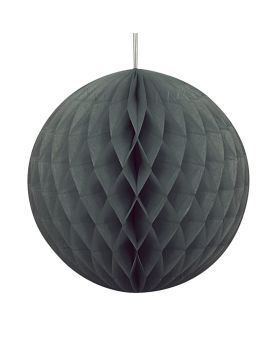 Black Honeycomb Ball Party Decoration 20cm