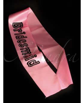 Bridesmaid Hen Night Sash Miss Behave Pink