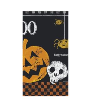 Checkered Halloween Party Tablecover 1.37m x 2.13m