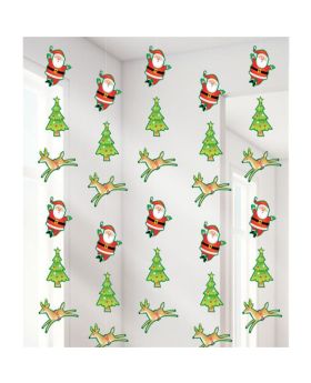 Santa String Decoration 2.1m