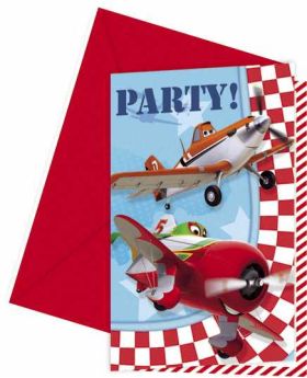 Disney Planes Party Invitations pk6