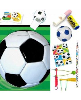 3D Soccer Pre Filled Party Bags (no. 4), one supplied