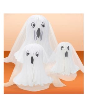 Honeycomb Ghost Halloween Decorations