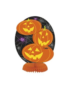 3 Honeycomb Pumpkin Halloween Decorations