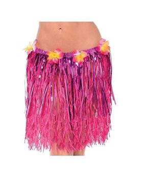 Hawaiian Adult Grass & Tinsel Hula Skirt