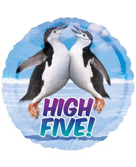 Avanti Penguins High Five Foil Balloon 17"