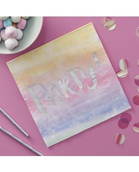 Iridescent Party Rainbow Paper