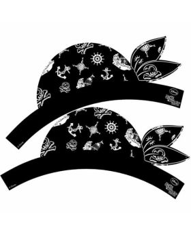 Jake & the Neverlands Pirates Yo Ho Paper Headbands 6pk