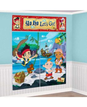 Jake & the Neverlands Pirates Scene Setter Decoration