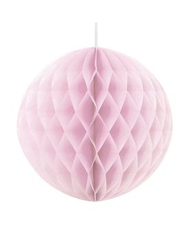 Light Pink Honeycomb Ball Party Decoration 20cm