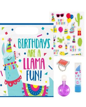 Llama Birthday Pre Filled Party Bags, One Supplied