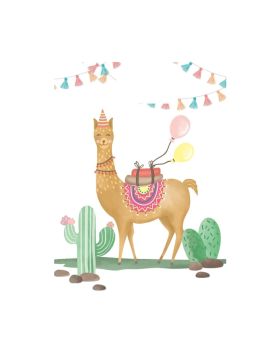 Llama Party Bags, pk6