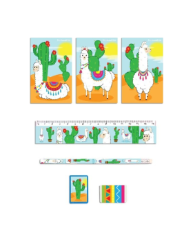 Llama Stationery Set