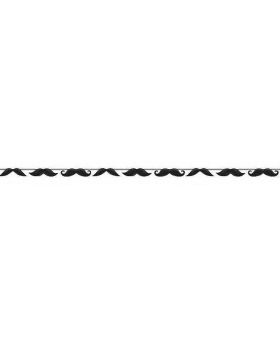 Moustache Madness Ribbon Paper Banner