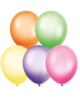 Neon Assorted Latex Balloons 12", pk10