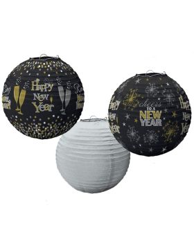 Happy New Year Lantern Decorations