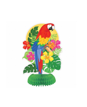 Honeycomb Parrot Decorations, pk3