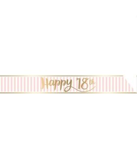 Pink Chic 18th Pink Sash
