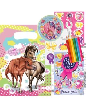 Ponies Pre Filled Party Bag (no.2), Plastic Party Bag