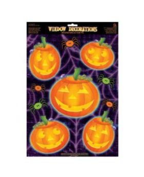 Pumpkin Vinyl Window Decoration 
