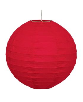 Red Round Lantern Party Decoration 25cm