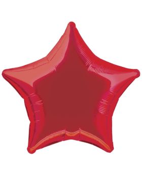 Red Star Foil Balloon