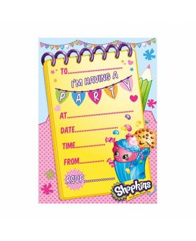 20 Shopkins Party Invitations