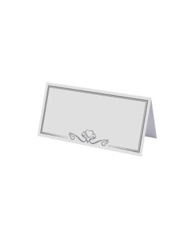 Classic Silver Place Card