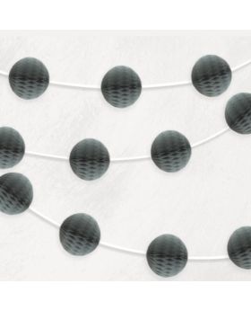 Silver Honeycomb Ball Garland