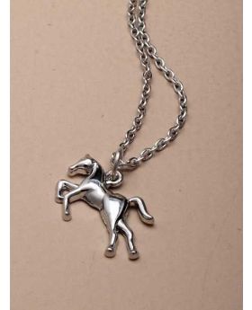 Horse Pendant Necklace 15"  