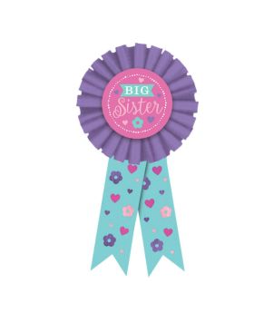 Big Sister Pink Award Ribbon