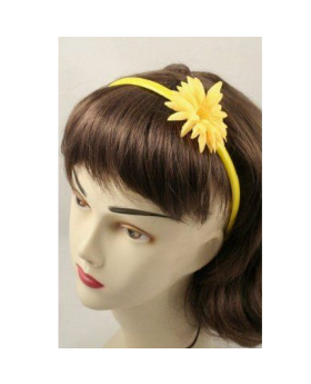 Aliceband with Fabric Sunflower