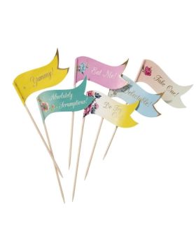 Truly Scrumptious Food Flags, pk24