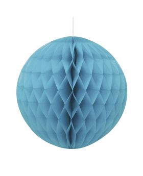 Caribbean Teal Honeycomb Ball Party Decoration 20cm