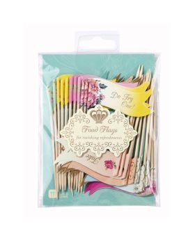 Truly Scrumptious Food Flags Pk24