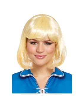 Mid-Length Blonde Wig
