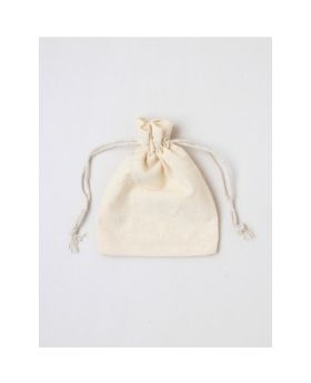 Natural Cotton Bag 13cm x 10cm