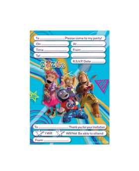 ZingZillas Party Invitations, pk20